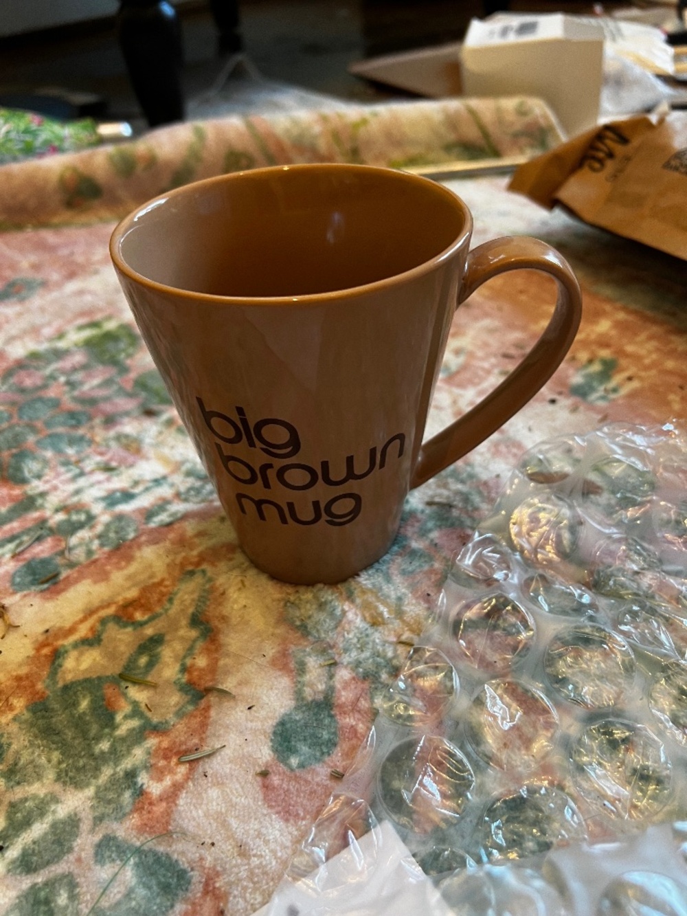 Limited edition Bloomingdale’s big brown bag mug